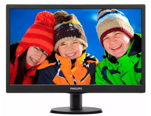 Philips Value 185" Monitor Tft Response: 5ms Resolution: 1366 X 768 (wxga) Rr: 60hz Vga Speaker: No Power Dupply: Built- In Tilt: Yes Swivel: No Pivot: No H Adjust: No Vesa: Yes Accessories: Vga & Power Cables  Warranty: 3 Year Carry-in. Great Led Images