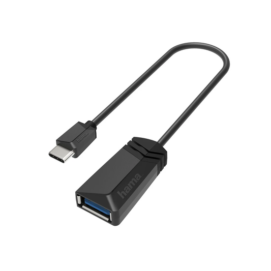 Hama Usb-otg Adapter Usb-c Plug To Usb Socket Usb3.2