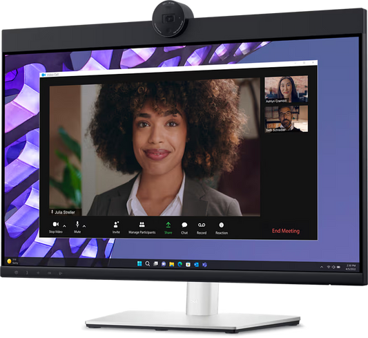 Dell 27 Video Conferencing Monitor - P2724deb  68.47cm (27.0")  1x Hdmi 2x Dp 1x Lan(rj45) 5x Usb 3.2 1x Usb Type-c 2x Digital Microphones 2x 5w Built-in Speakers Includes Dp & Usb Cables