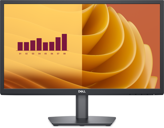 Dell 22 Monitor - E2225h 21" Tilt  1x  Displayport 1.2 (hdcp 1.4) (supports Up To Fhd 1920 X 1080 75 Hz) 1x Vga (includes Dp Cable)