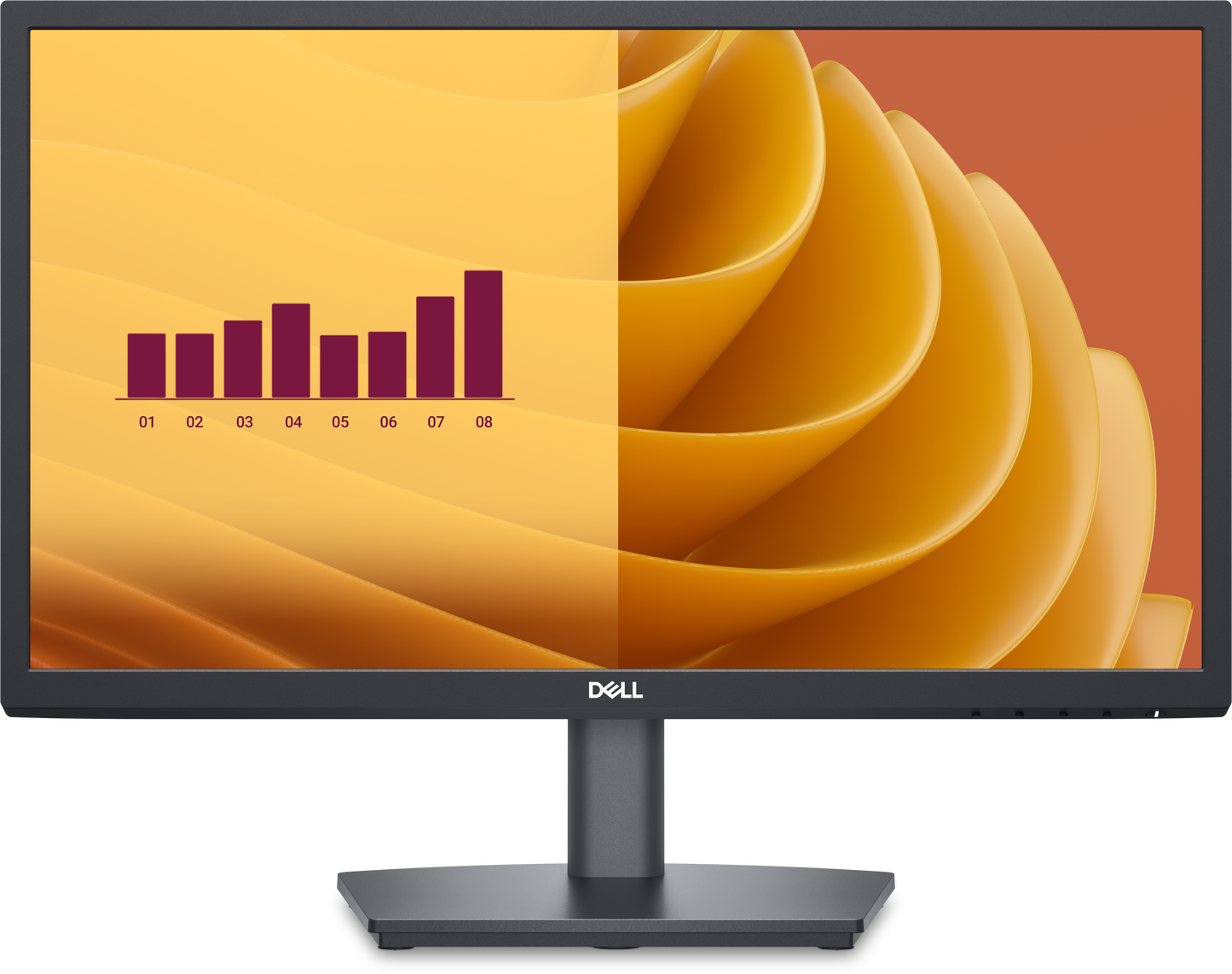 Dell 22 Monitor - E2225hs 21"built In Speakers Tilt Height Adj 1x Hdmi 1x Dp 1x Vga (includes Hdmi Cable)