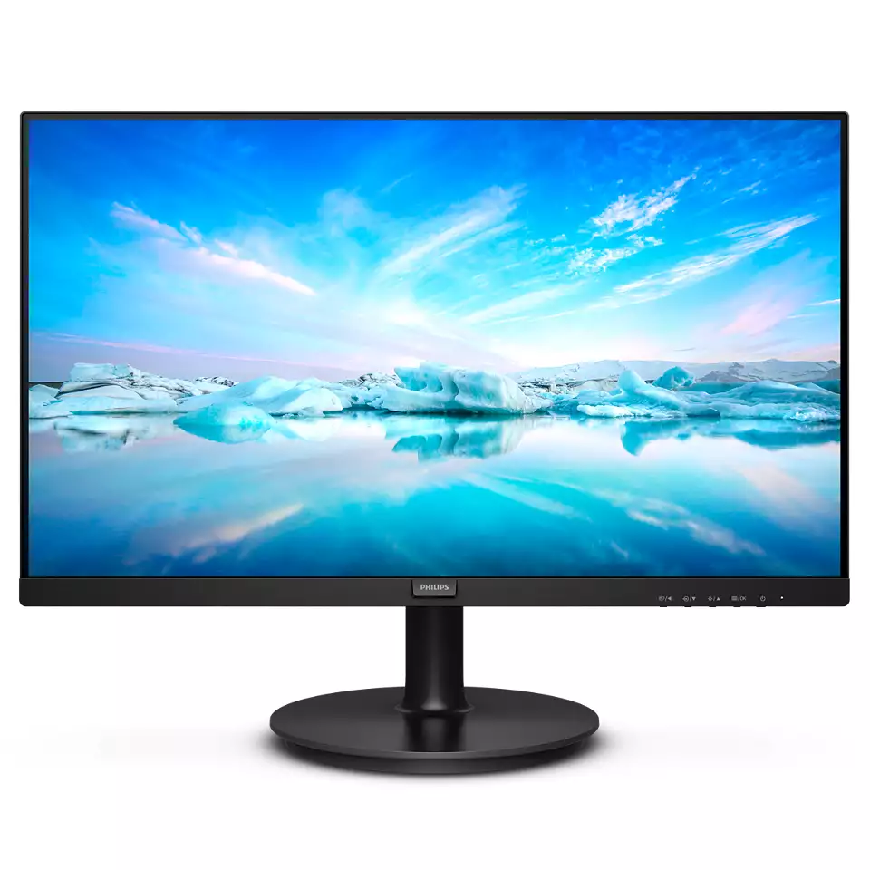 Philips Value Anti-glare 21.5" Monitor Va Response: 4ms Resolution:1920 X 1080 (fhd) Rr: 100hz Hdmi Vga Audio Out Power Supply: Built- In Tilt: Yes Vesa: Yes Accessories: Hdmi And Vga Cables Warranty: 3 Year Carry-in Vivid And Crisp Imagery That Pushes Bo