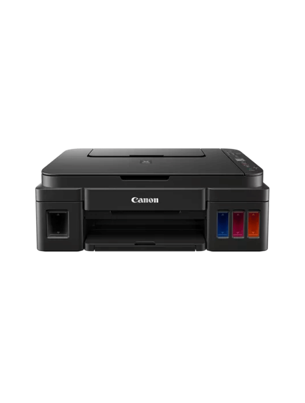 Canon G3410 Megatank Continuous Ink Supply System A4  3 In 1 Print Copy Scan  4800 X 1200 Dpi 8.8 Ipm 5.0 Ipm Colourborderless Printing 100 Sheets Rear Feed. Supports Windows Only Usb Only - No Mc Cartridge Continuous Ink Supply System Wireless 1.2" Lcd B