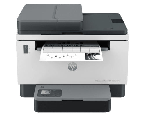 Hp Laserjet Tank Mfp 2602dn-print Scan Copy; Black (a4 Normal) Up To 22 Ppm; Hi-speed Usb Ethernet 10/100 Bt.wi-fi Radio + Ble; Recommended Monthly Page Volume-250-2500; Automatic Duplex Printing Hp Auto-on/auto-off Hp Smart App; Supplies-hp 153 Black Or