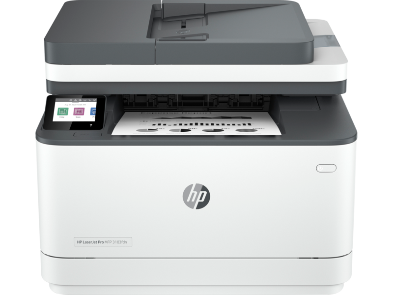 Hp Laserjet Pro Mfp 3103fdw Printer. Functions: Print Copy Scan Fax. Print Technology: Laser. Print Speed: Up To 33 Ppm Black (a4 Normal); Up To 20 Ipm Black (a4 Duplex). Print Resolution: Up To 1200 X 1200 Dpi Black (best); Technology: : 600dpi With Reso