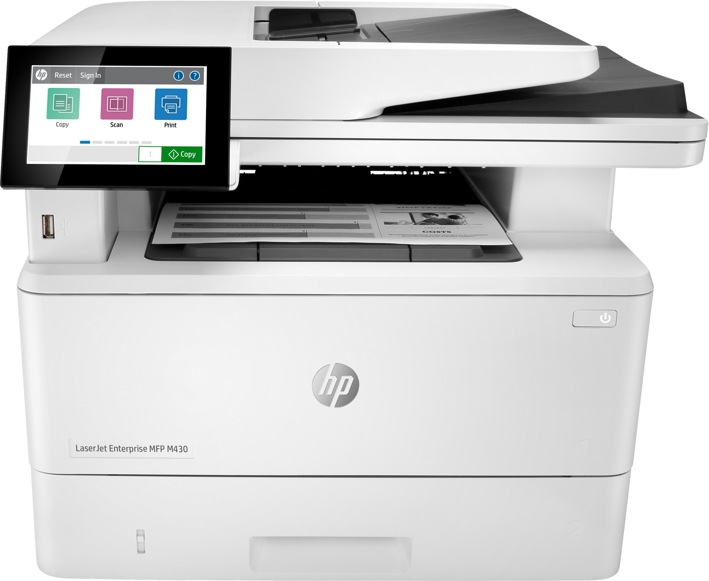 Hp Laserjet Enterprise Mfp M430f - Print Copy Scan Fax Up To 40ppm Duty Cycle 100000 Pages Rmpv Up Tp 4800 3 - 10 Users