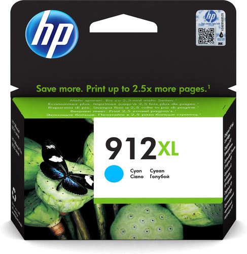 Hp 912xl High Yield Cyan Original Ink Cartridge