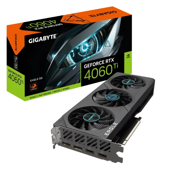 Gigabyte Nvidia Rtx4060 Ti Eagle Oc 8gb Gddr6/ Dp X2/ Hdmi X2/ Support 8k.