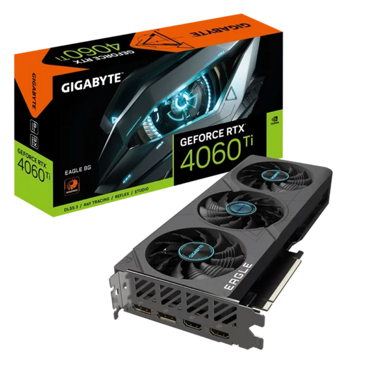 Gigabyte Nvidia Rtx4060 Ti Eagle Oc 8gb Gddr6/ Dp X2/ Hdmi X2/ Support 8k.