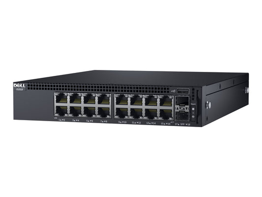 Dell Networking X1018 Smart Web Managed Switch/ 16x 1gbe And 2x 1gbe Sfp Ports Lifetime Limited Hardware Warranty - Minimum Warranty - ( Add 575-bbee To Make The Switch Rackmountable )