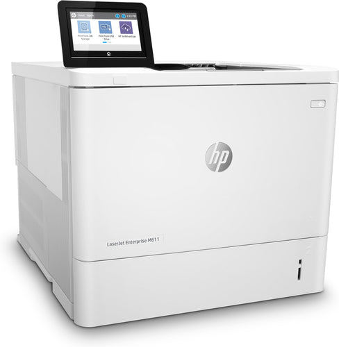 Hp Laserjet Enterprise M611dn Black (a4 Normal): Up To 61 Ppm; Black (a4 Duplex): Up To 50 Ppm Up To 275000 Pages (a4); Recommended Monthly Page Volume: 5000 To 25000 Print Only. 6.9 Cm Lcd With Keypad. Standard 100-sheet Tray 1 And 550-sheet Tray 2. Auto