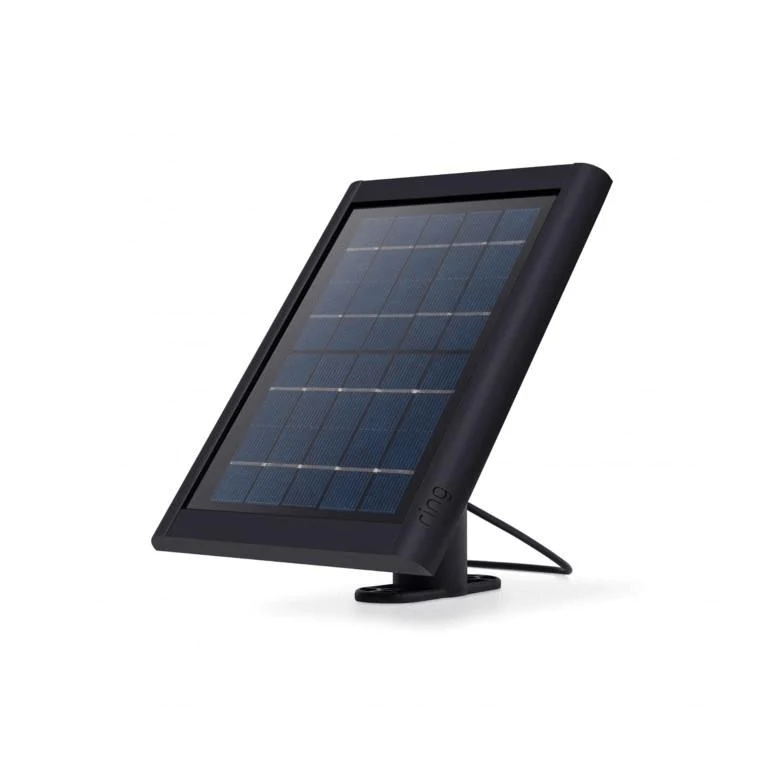 Ring - Solar Panel V4- 2nd Gen - Black ( For : Stick Up Pro Spotlight Plus Spotlight Pro)