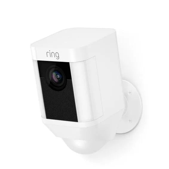 Ring Spotlight Cam Plus Battery - White