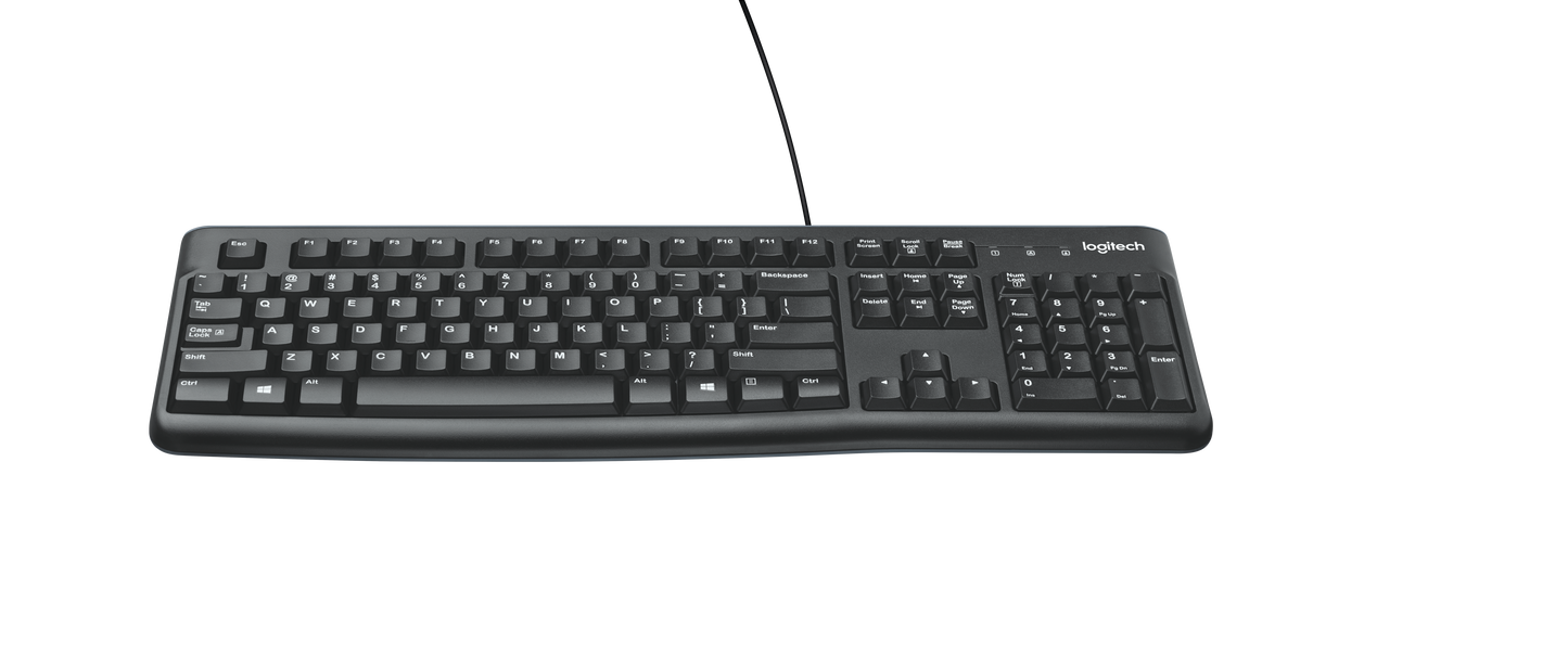 Logitech K120 Wired Keyboard - Black