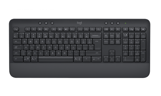 Logitech K650 Signature Wireless Bt Keyboard With Palm Rest Graphite