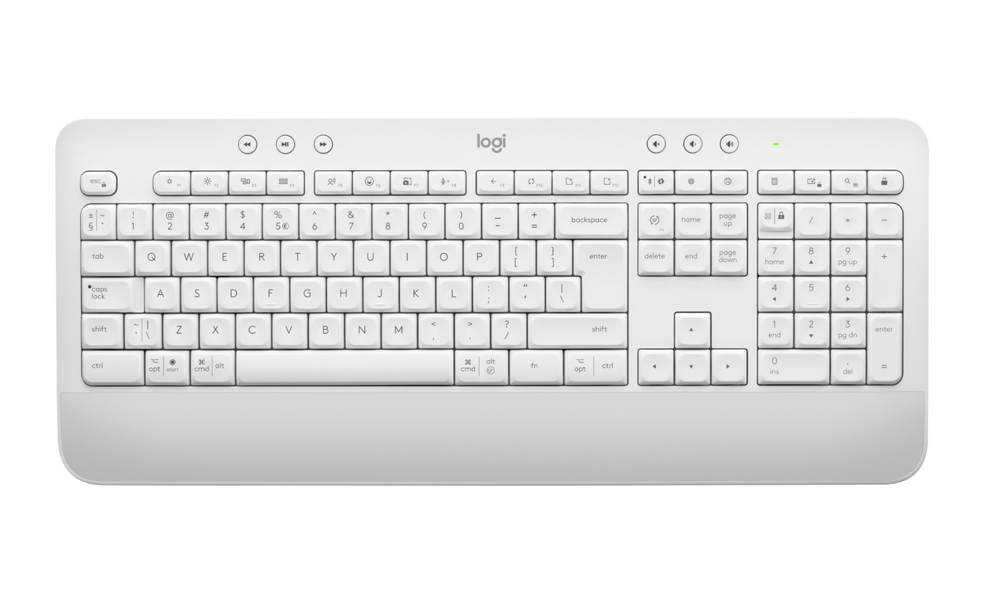 Logitech K650 Signature Keyboard  - Off White