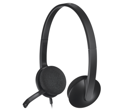 Logitech H340 Usb Headset With Noise Cancelling Mic - Black