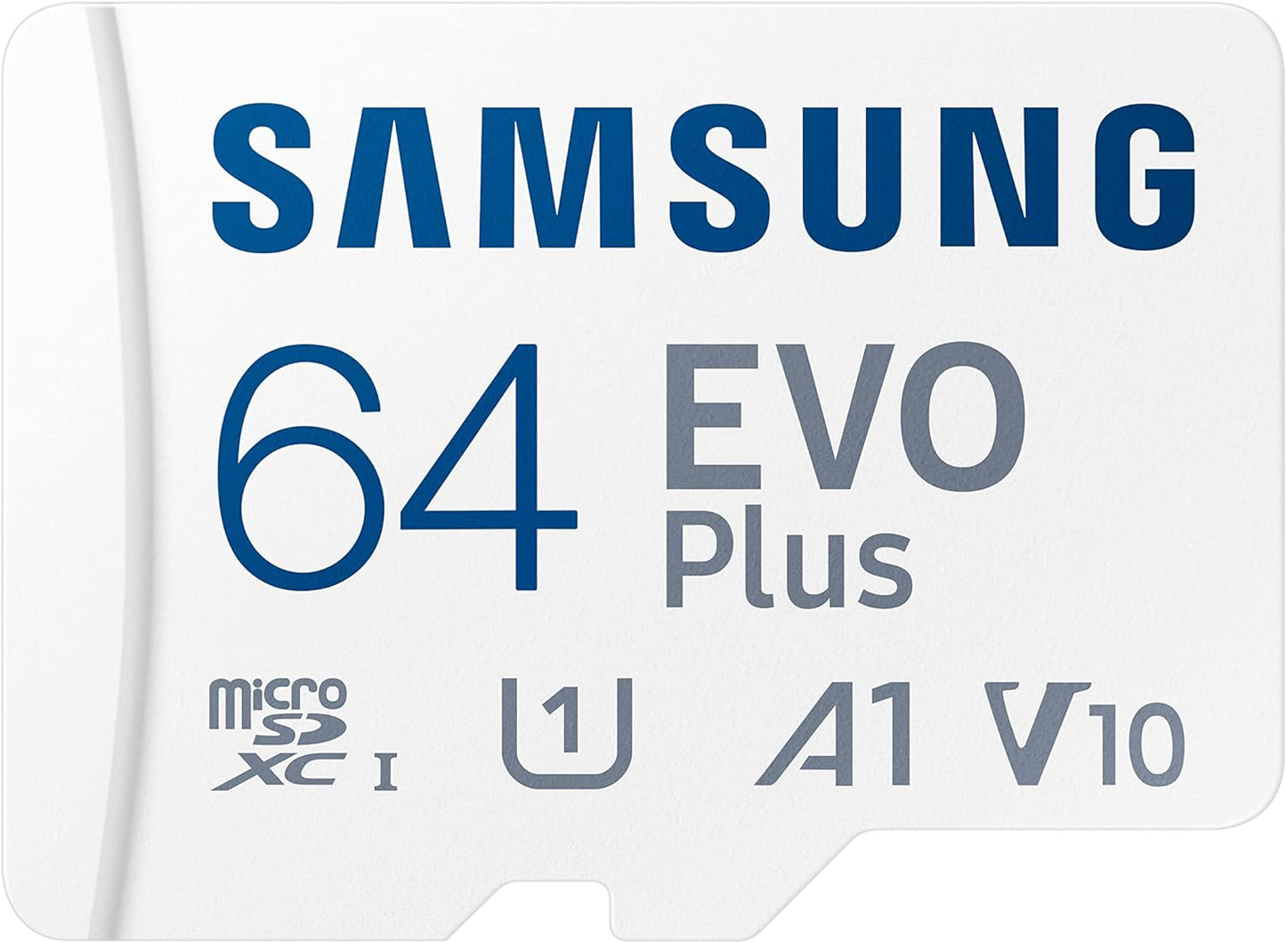 Samsung Evo Plus Microsdxc Memory Card Read : Up To 160mb/s Write : Lower Than Read Speed* Read/write Speed With Uhs-1 Interface Speed Class (u1 V10 A1) 64gb 10 Years Warranty