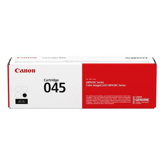 Canon Cartridge 045 Bk (lbp 61x Series And Mf63x Series = Approx 1400 Pages)