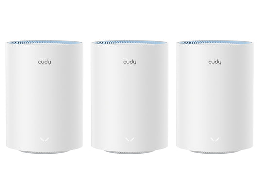 Cudy Dual Band Ac 1200mbps Fast Ethernet Mesh 3 Pack | M1200 (3-pack)