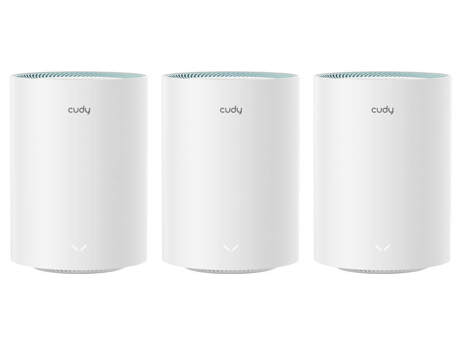 Cudy Dual Band Wifi 5 1200mbps Gigabit Mesh 3 Pack | M1300 (3-pack)