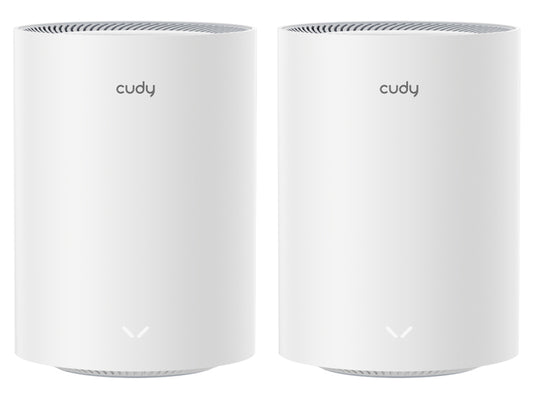 Cudy Dual Band Wifi 6 1800mbps Gigabit Mesh 2 Pack | M1800 (2-pack)