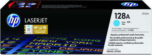 Hp Color Laserjet Cp1525/cm1415 Cyan Print Cartridge Prints Approximatetly 1 300 Pgs Using The Iso/iec 19798 Yield Standard