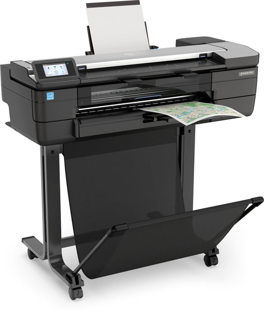 Hp Designjet T830 24in Mfp Printer - Print Copy Scan Model Size - 610mm Print Technology - Hp Thermal Inkjet Print Quality Color - Up To 2400 X 1200 Optimized Dpi