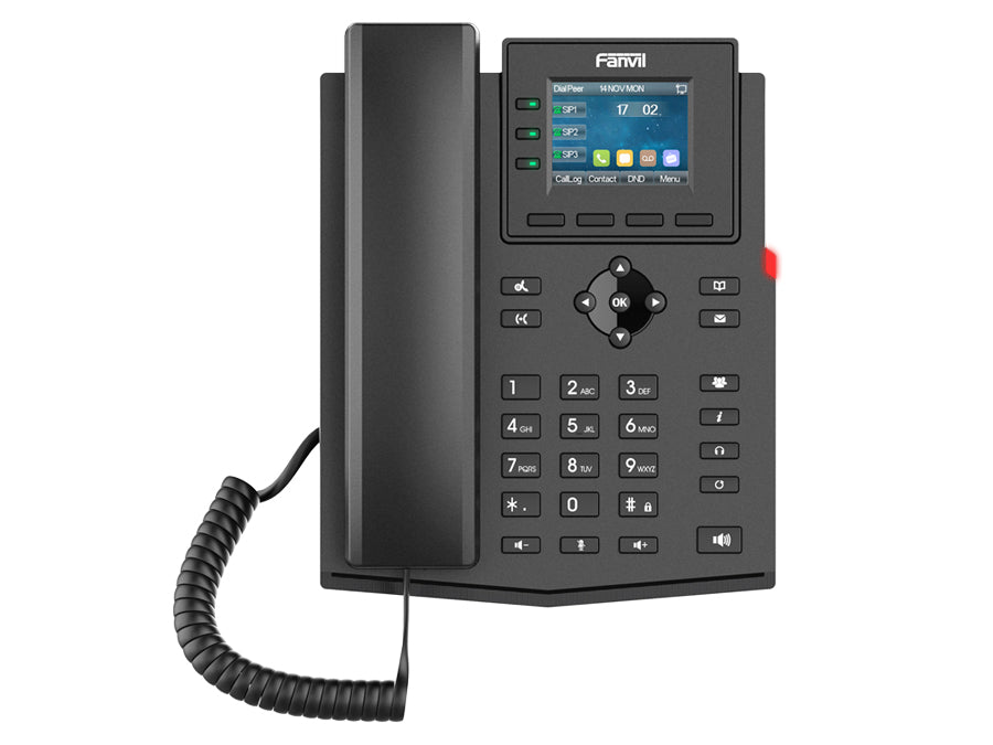 Fanvil 4sip Gigabit Colour Screen Poe Voip Phone | X303g