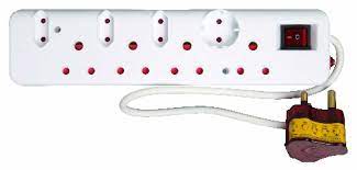 Ellies High Surge Protection 8 Way Multi-plug