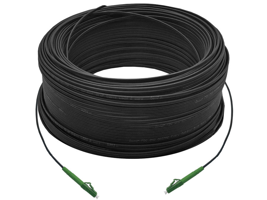 Scoop Fibre Outdoor Drop Cable 150m Lc-lc Apc 1core