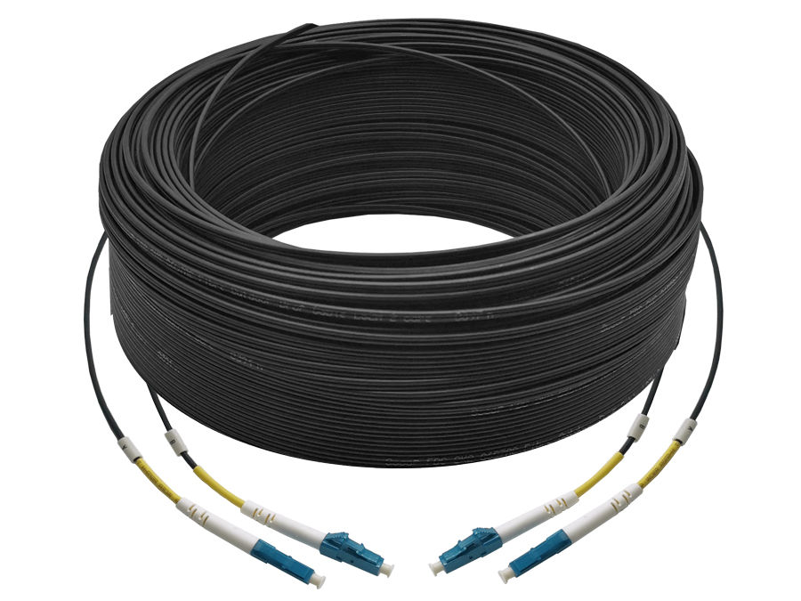 Scoop Fibre Outdoor Uplink Cable 90m Lc-lc Upc 2core