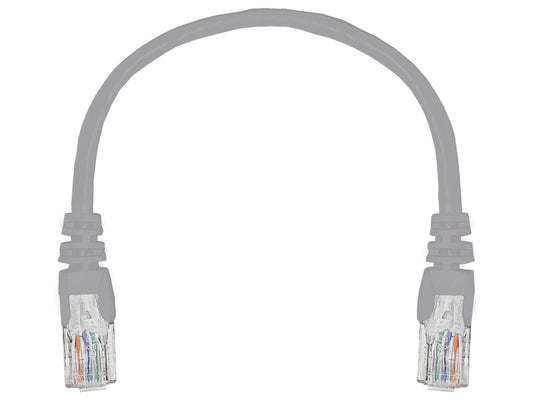 Linkbasic 22cm Utp Cat5e Flylead Grey