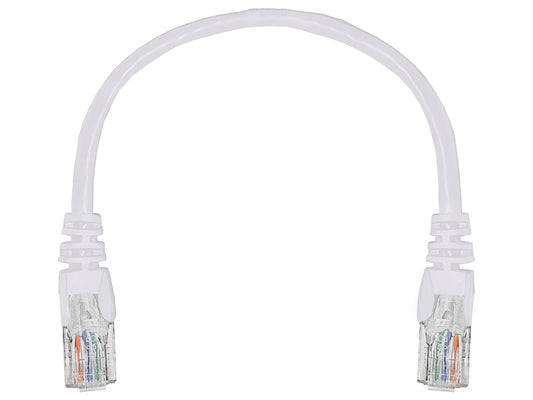 Linkbasic 22cm Utp Cat5e Flylead White