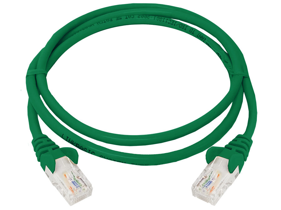 Linkbasic 1 Metre Utp Cat5e Flylead Green