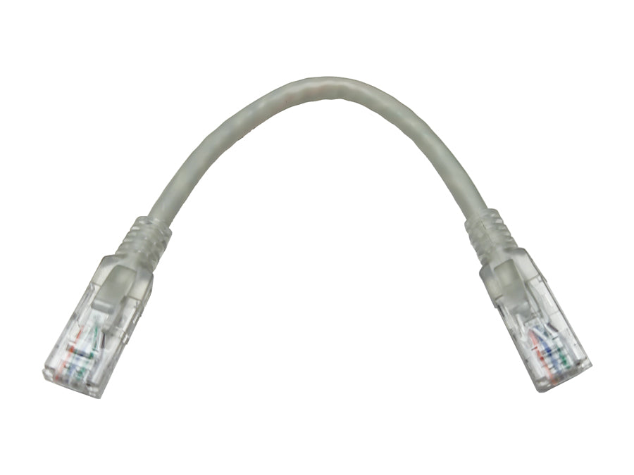 Linkbasic 22cm Utp Cat6 Patch Cable Grey