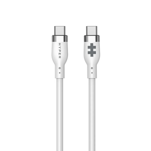 Targus Hyperjuice 1m Siliconeâ  Usb-c To Usb-c 240w Charging Cable - White