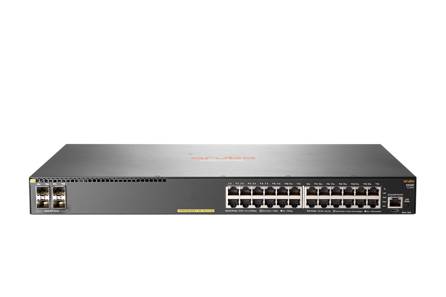 Hpe Aruba 2930f 24g 4sfp Managed Switch