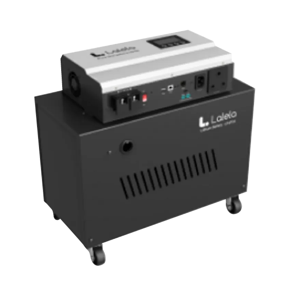 Lalela Lithium Inverter Trolley 960wh/600w/80ah Pure Sinewave Steel Cabinet 2000life Cycles 1-year Warranty Plug & Play Runtime: Laptop ~20hrs | Monitor ~5hrs | 100watts ~8hrs