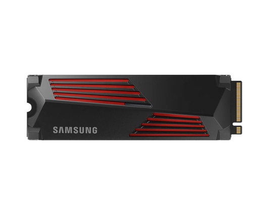 Samsung 990 Pro 2 Tb Nvme Ssd W/heatsink - Read Speed Up To 7450 Mb/s Write Speed To Up 6900 Mb/s Random Read Up To 1400000 Iops Random Write Up To 1550000 Iops Pcie 4.0 X4 Nvme 2.0 V-nand 3bit Mlc In-house Controller 2gb Low Power Ddr4 1200tbw 5 Year Car