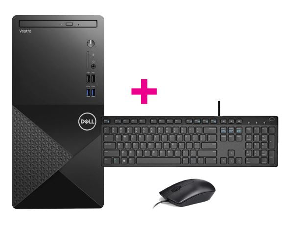 Dell Vostro 3910mt: 12th Generation Intel Core I7-12700 Processor (25mb Cache Up To 4.9 Ghz) 8gb (1x8gb) Ddr4 3200mhz 1tb Sata (7.2k Rpm) 3.5" Intel Uhd 770 Shared Graphics Intel Dual Band Wireless Ax201 + Bluetooth No Optical Drive Dell Kb216 Keyboard De