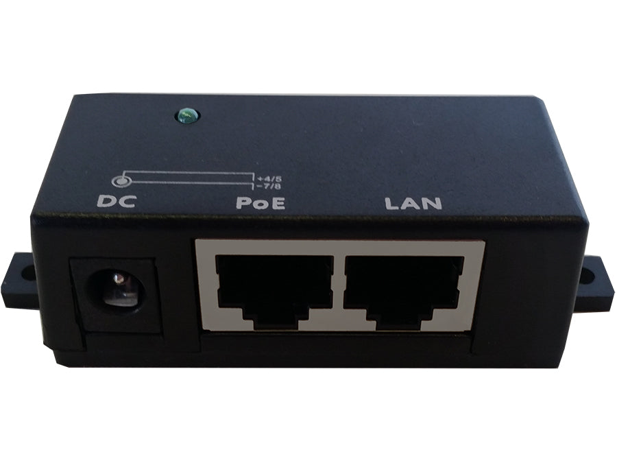 Single Port Fast Ethernet Passive Poe Injector