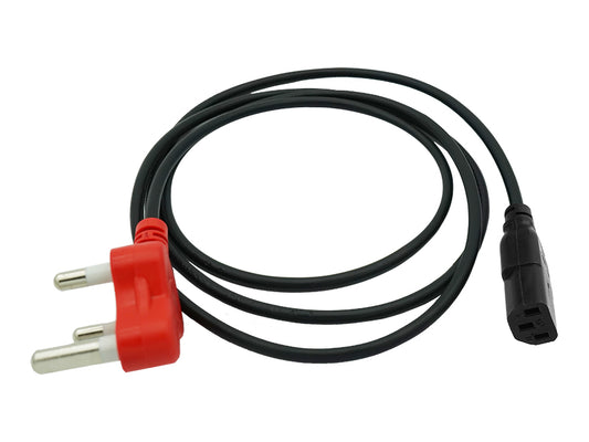 1.8m Iec Power Cord With Dedicated Plug Top