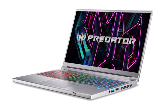 Acer Predator Triton 14 - 14" Wuxga Ips 165hz Dci-p3 100% Intel Core I7-12700h 16gb Ob Lpddr5 Memory 1024gb Pcie Nvme Ssd Nvidia Geforce Rtx 4050 6g-gddr6 Vram Wifi 6e + Bt Fhd Usb Camera Finger Print Reader Back Light Keyboard Windows 11 Home Silver 3yro