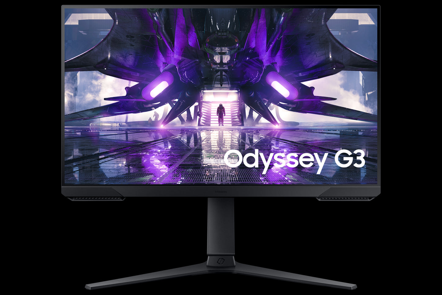 Samsung 24" Odyssey G3 Flat 165hz Fhd Va Gaming Monitor  1920x1080  1ms Mprt  3000:1 Contrast  250nits. Dp 1.2  Hdmi 1.4  Freesync Premium  Fully Adjustable Stand  Vesa