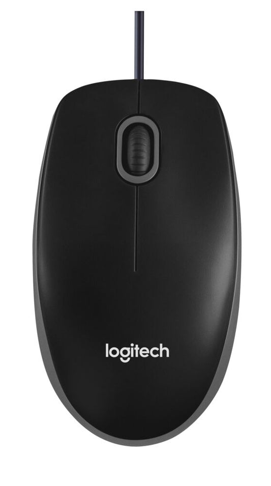 Logitech B100 - Wired Mouse - Usb - Black