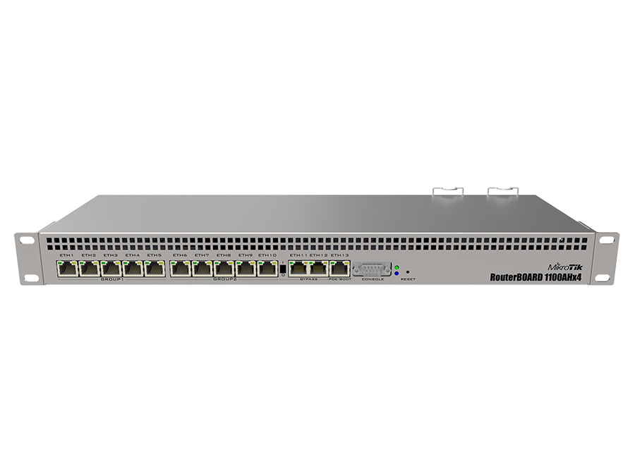 Mikrotik 13 Port Gigabit 4 Core L6 Rack-mount Router | Rb1100x4