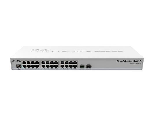 Mikrotik Cloud Router Switch 24 Port Gigabit 2sfp+ | Crs326-24g-2s+rm