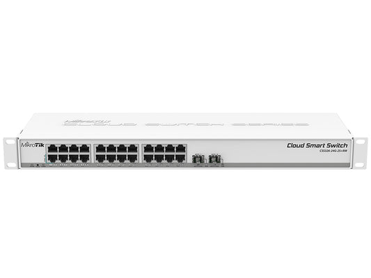 Mikrotik Swos Smart Switch 24 Port Gigabit 2sfp+ | Css326-24g-2s+rm