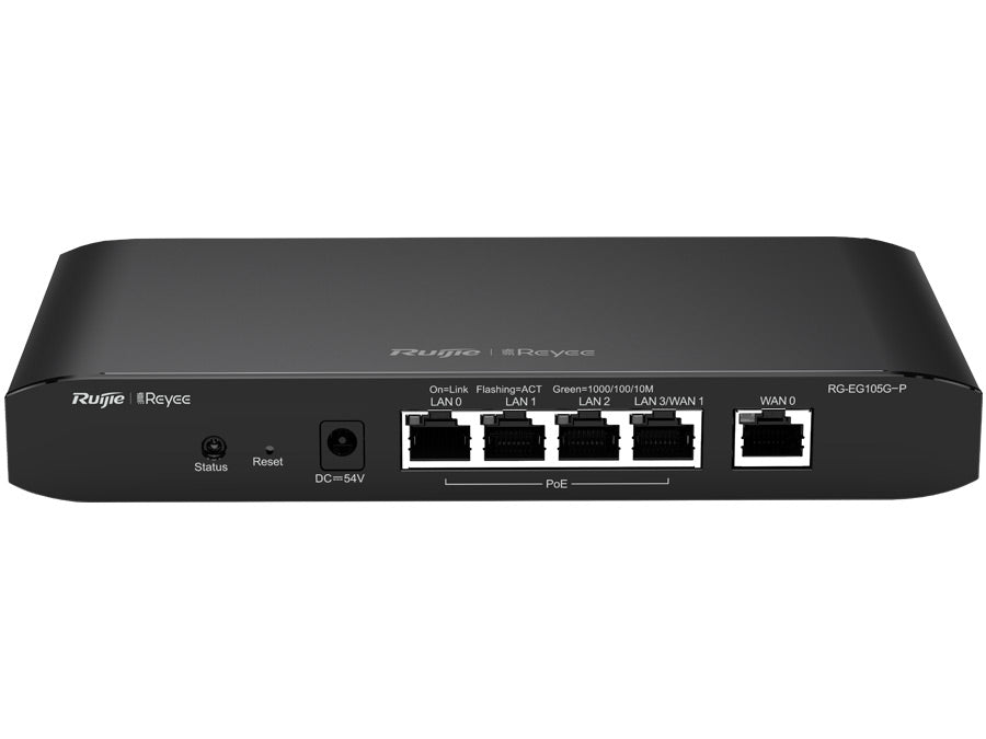 Reyee 5 Port Gigabit 2 Wan 4 Poe 54w Cloud Router | Rg-eg105g-p